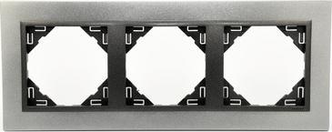 Efapel EFAPEL ANIMATO RAMKA 3-KROTNA ALUMINIUM GRAFIT 90930 TAS