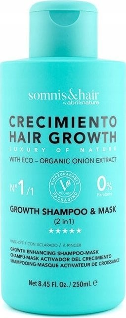 SOMNIS&HAIR_Hair Growth Booster Shampoo and Mask szampon i maska do włosów 250ml
