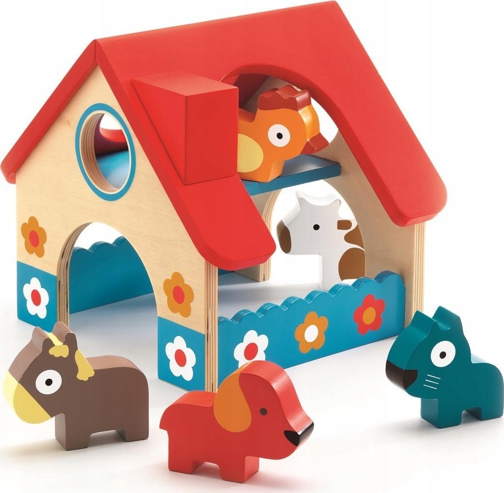 Djeco Djeco Medinis mini namas - Ferma