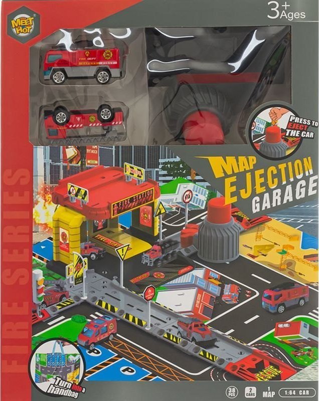 Zabawka parking strażacki