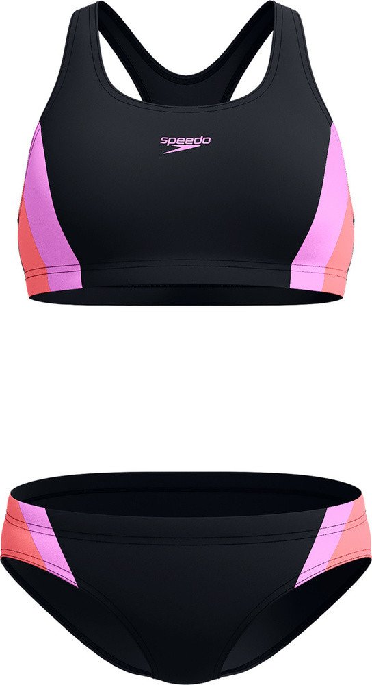 Damski Strój Kąpielowy Clrblck Splce 2.0 2pc Af fiery red/white/french blue rozmiar 40