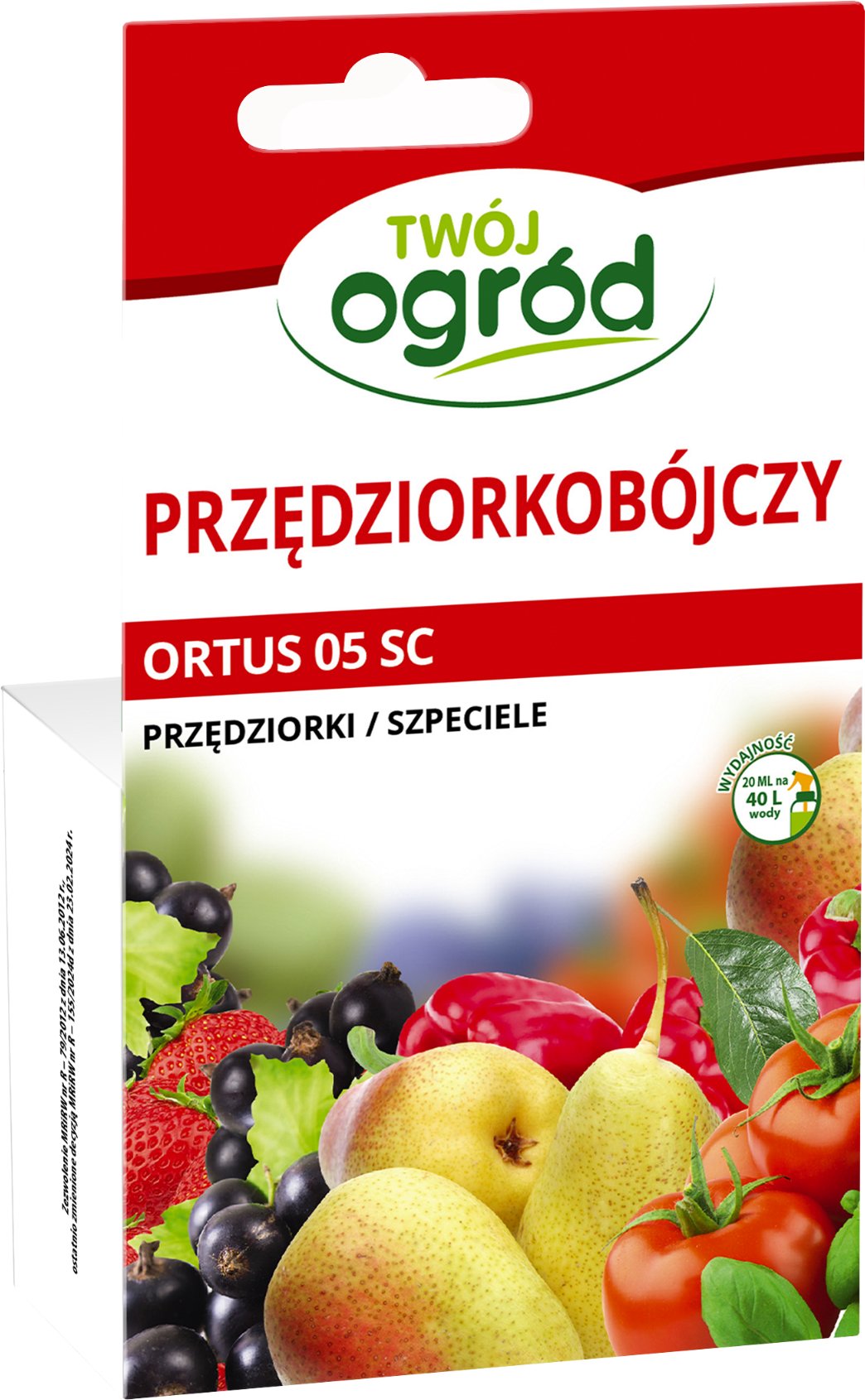 Ortus 05 SC (fenpiroksymat) Twój Ogród - środek przędziorkobójczy 20ml