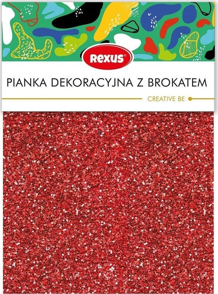 Beniamin Zestaw pianka dekoracyjna brokat A4 5 kolorów