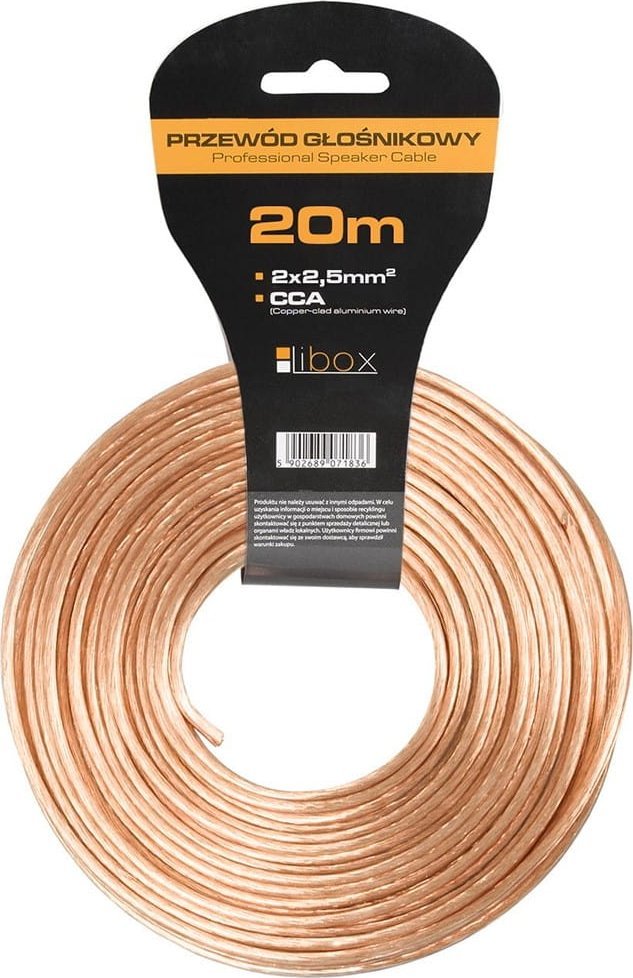 Przewód Libox Kabel głośnikowy 2x2,50 (LB0009-20)