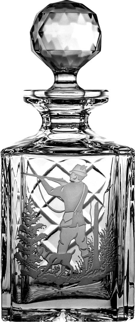 Crystal Julia Karafka do whisky brandy grawer myśliwski 10162