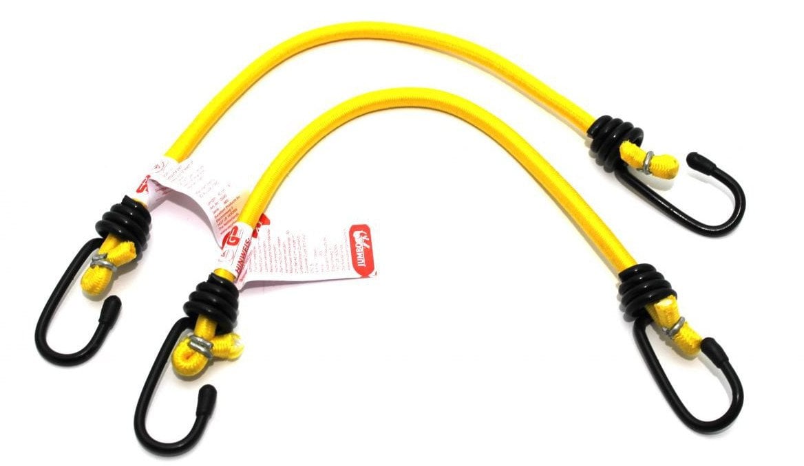 Bagagestrop gul 45cm 2stk