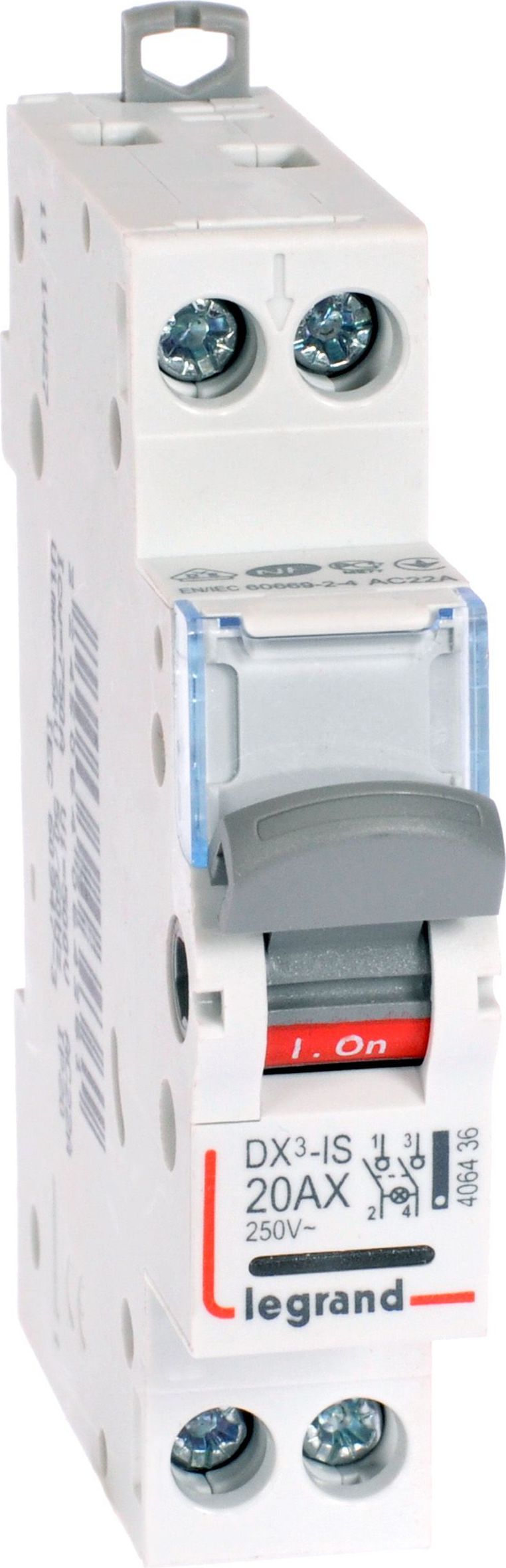 Legrand Rozłącznik modułowy 20A 2P FR302 (406436)