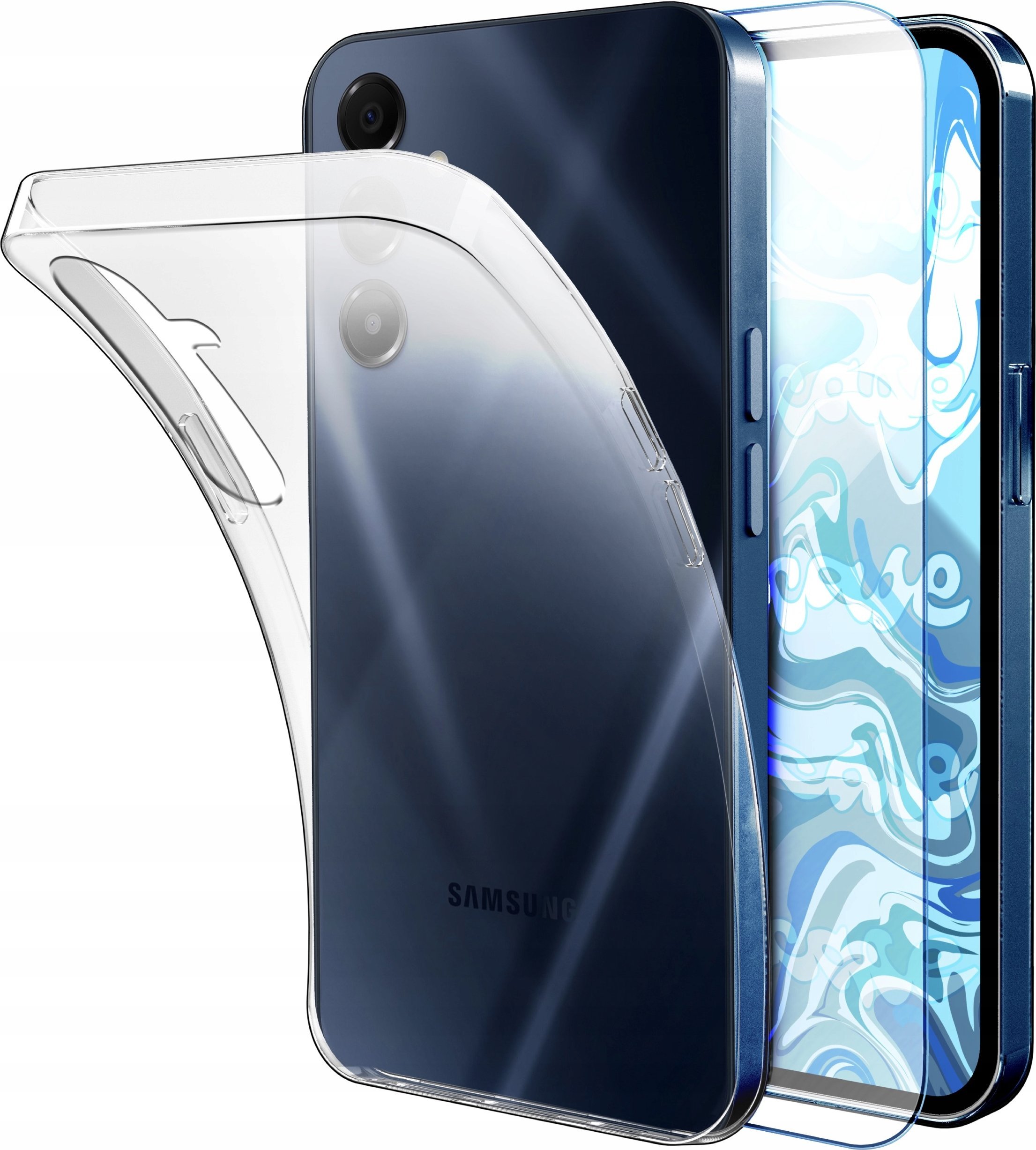 ETUI DO SAMSUNG GALAXY A16 5G GUMOWE OBUDOWA CASE SILIKON SLIM SZKŁO