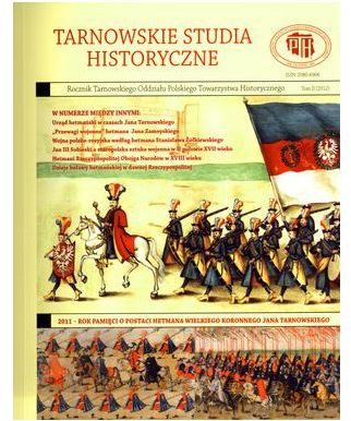 Tarnowskie studia historyczne T.1