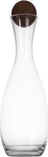 Sagaform Karafka do wina, szkło/korek, 1,5 l, śred. 11,5 x 32,5 cm Nature / Sagaform