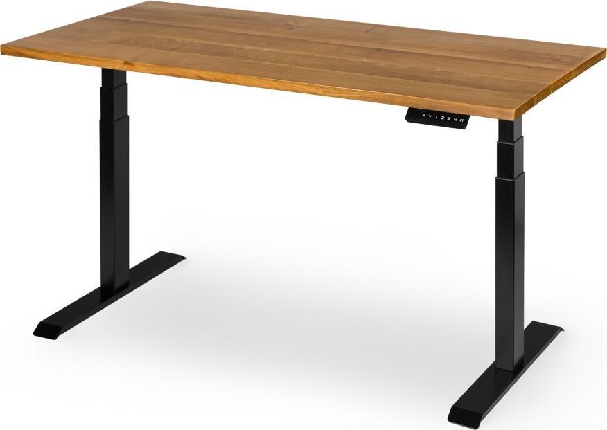 Biurko Conwork Elegant Czarno-Brązowe 120 cm x 65 cm