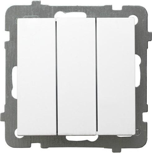 Ospel Łącznik potrójny AS 10AX 250V biały (ŁP-13G/m/00)