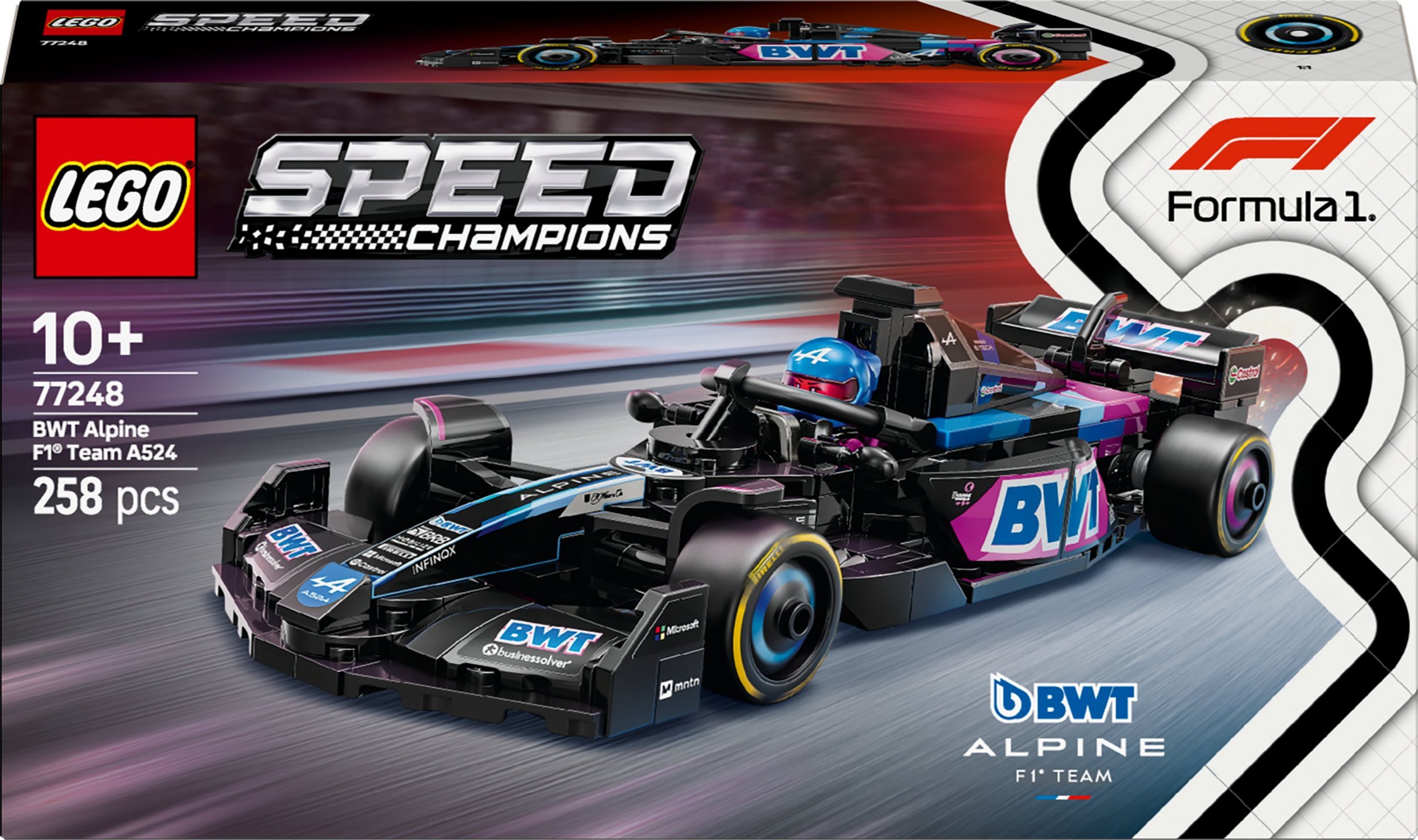 LEGO Speed champions Bolid F1® BWT Alpine Team A524 (77248)