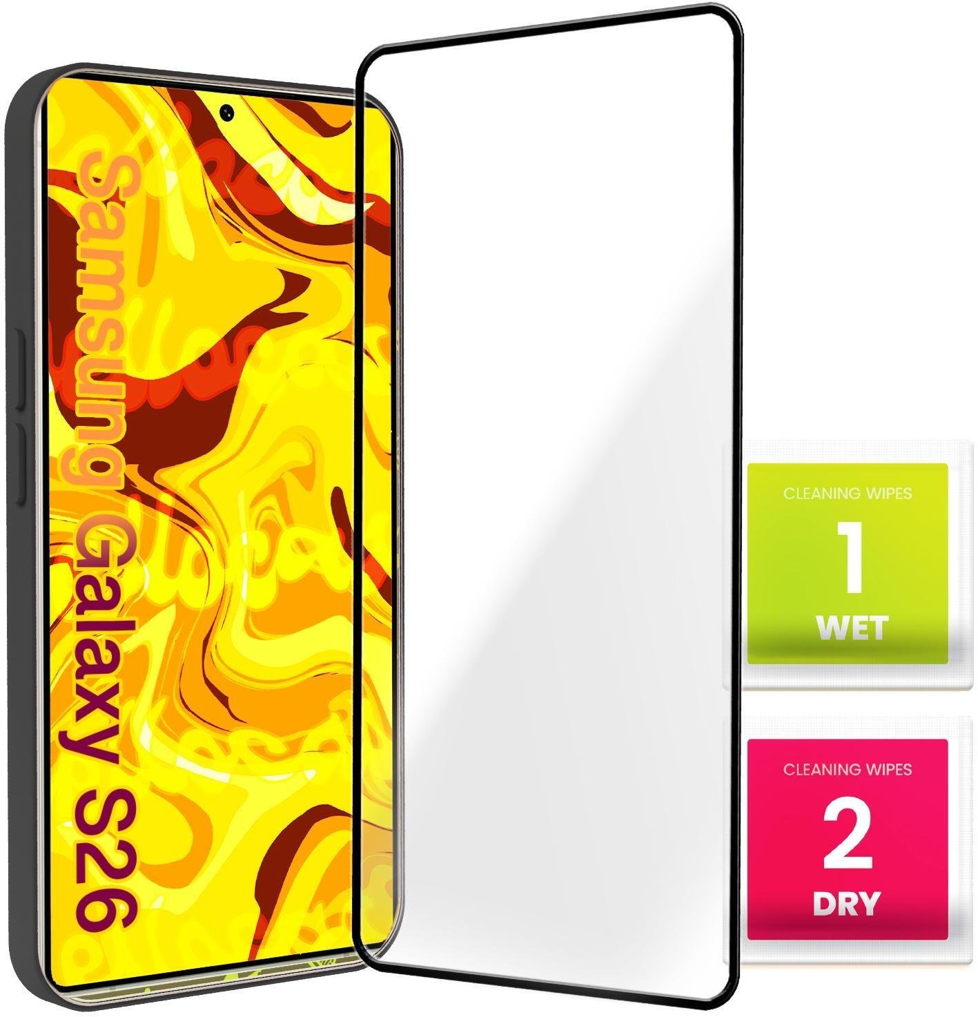 Szkło Hartowane Do Samsung Galaxy S26 (Pełne, 5D, Szybka, 9H, Ochronne)