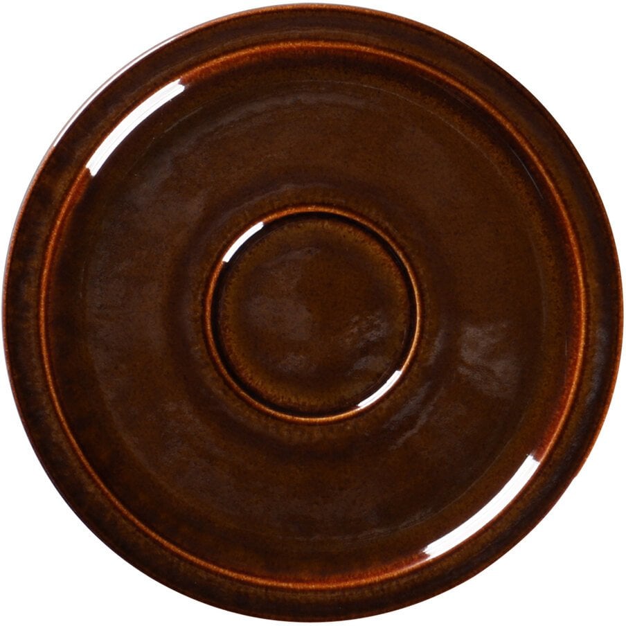 STONE Spodek 16,3 cm bursztynowy