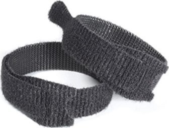 Organizer Velcro ONE-WRAP Wielokrotnego użytku paski rzepowe ONE-WRAP Streifen 12mm x 20cm x 6 czarny