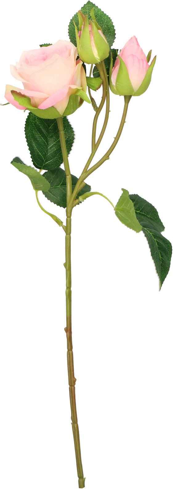 Sztuczna gałązka róża 3 szt. 40 cm