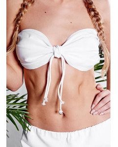 Biustonosz na saunę ALMASI w 100% naturalna bawełna Yeye Biały L