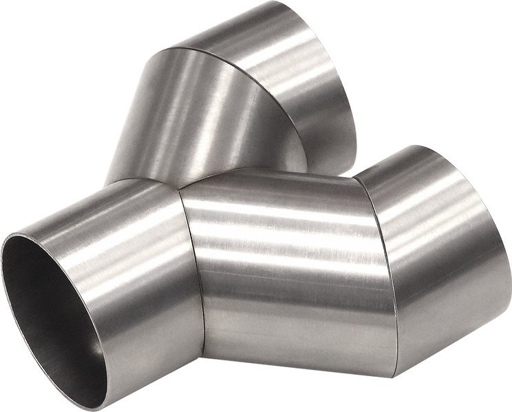 Y-Pipe trójnik wydechowy 2,5"-2,5" 63mm