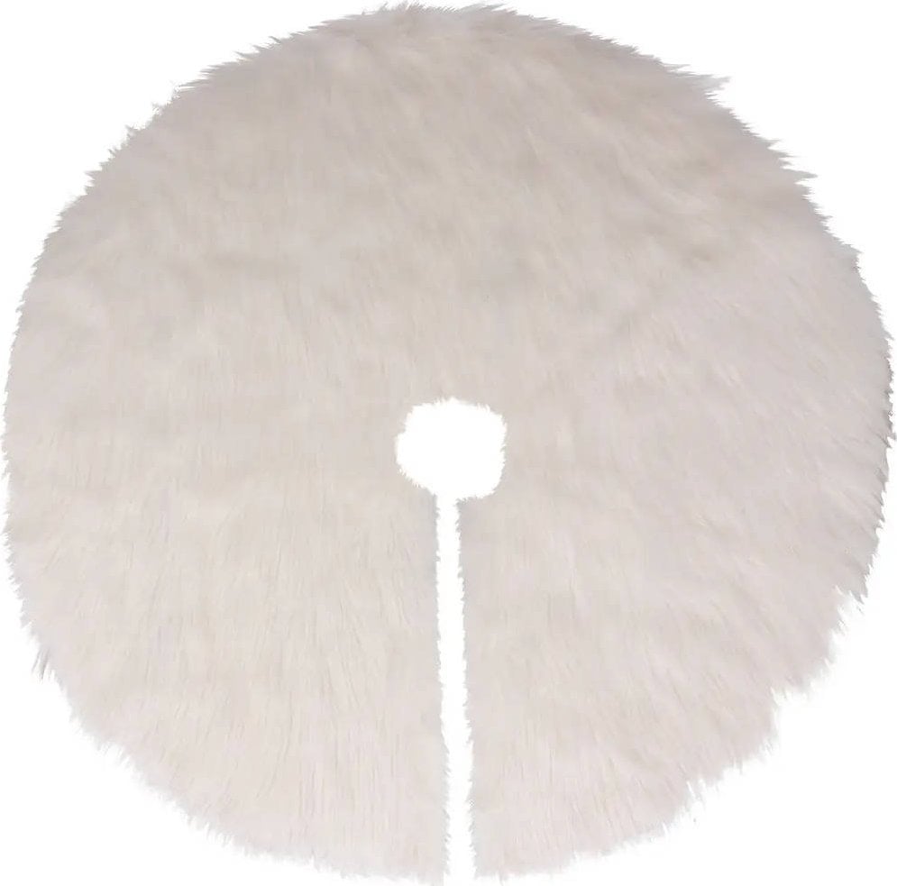Atmosphera Dywanik pod choinkę futrzany, Ø 90 cm
