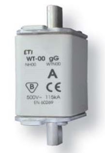 Eti-Polam Wkładka topikowa przemysłowa WT-00/gG 125A NH00 gG 004111139