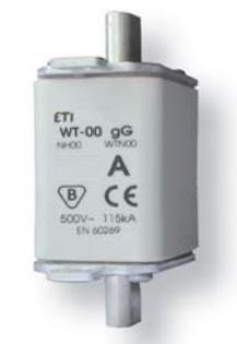 Eti-Polam Wkładka topikowa przemysłowa WT-00/gG 125A NH00 gG 004111139