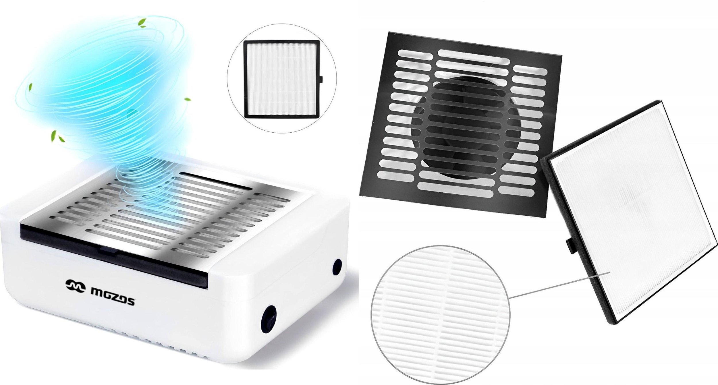 Mozos Mozos Pochłaniacz pyłu LG608 + Filtr zastępczy LG608