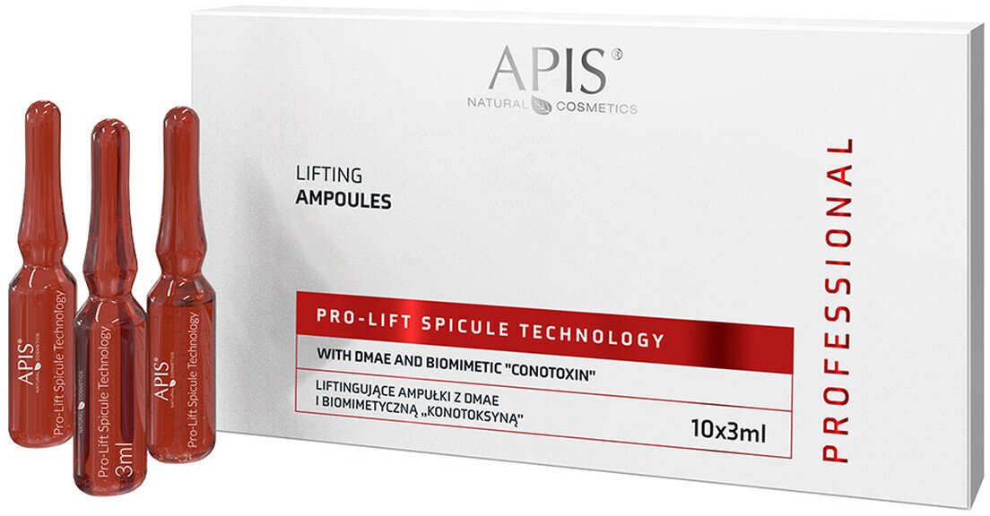 Apis Pro-Lift Spictule Technology Liftingujące ampułki z DMAE i biomimetyczną konotoksyną 3ml