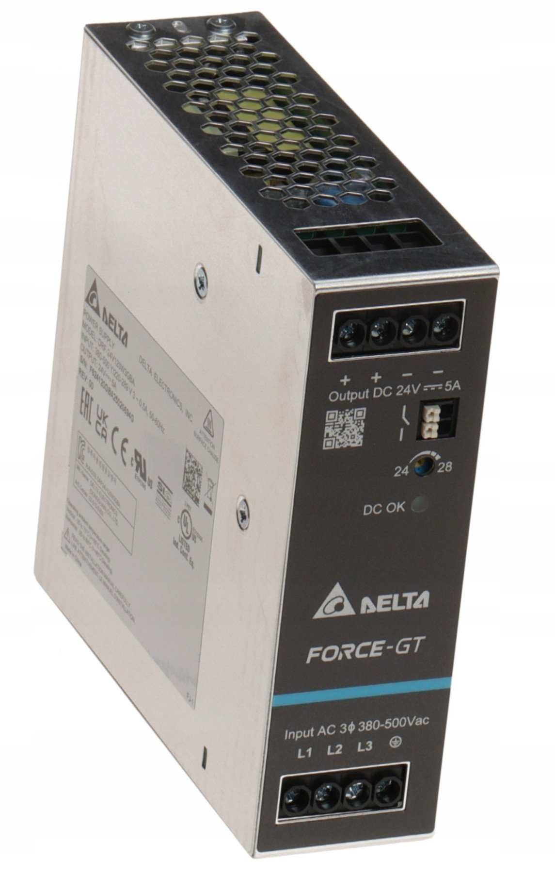 ZASILACZ IMPULSOWY DRF-24V120W3GBA FORCE-GT (3 FAZY) Delta Electronics