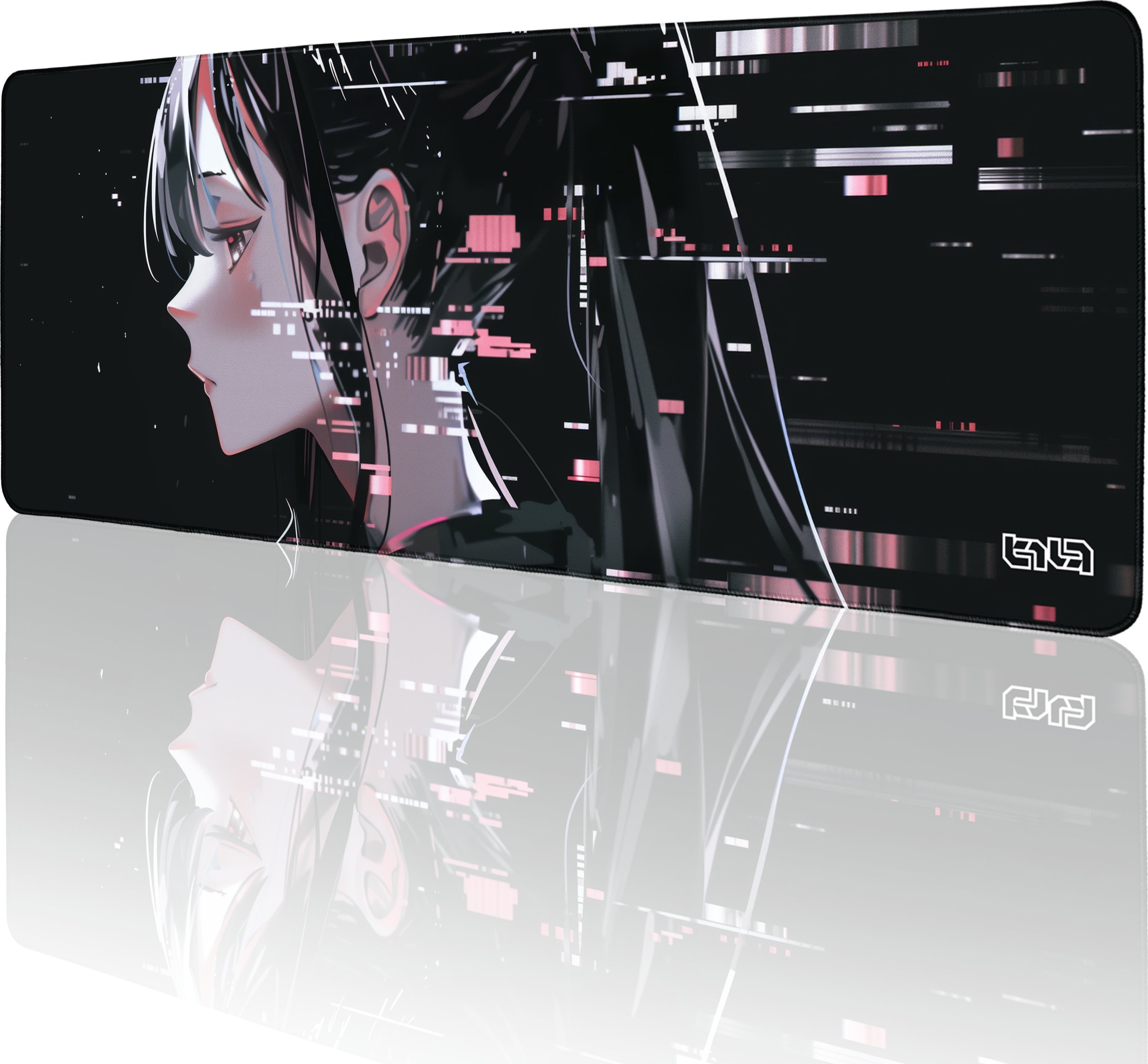 Podkładka Tilt PODKŁADKA POD MYSZKĘ XXL Glitched Yuki 80x30 TILT Antypoślizgowa Prezent