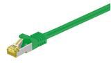 Patchcord S/FTP, Cat7, 0.25m, zielony (91568)