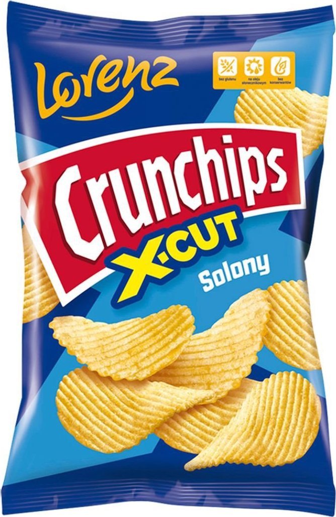 Lorenz Bahlsen Crunchips X-Cut Solony 140g