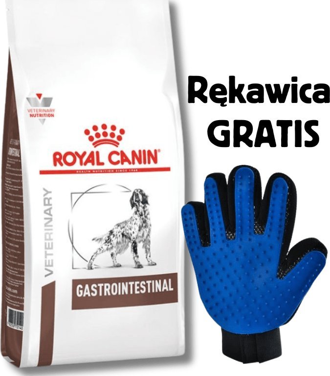 Royal Canin ROYAL CANIN Gastro Intestinal GI25 15kg + Rękawica do czesania GRATIS!