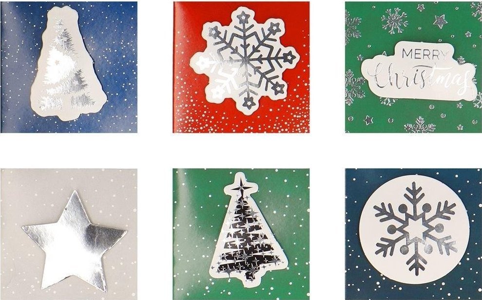 Incood Karnety samoprzylepne do prezentów 12szt