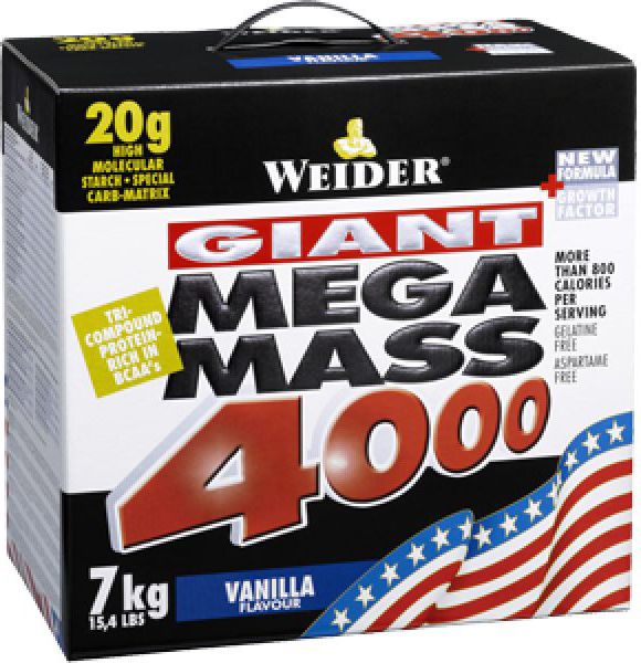 Weider Mega Mass 4000 Wanilia 7kg