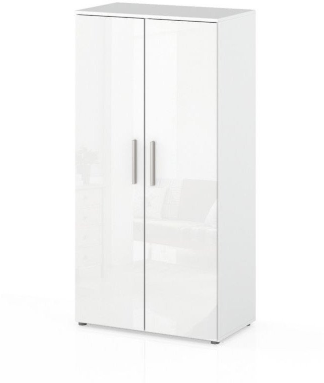 Szafa Garderoba Duża Nowoczesna Do Salonu Sypialni Jola 70cm Biały Połysk