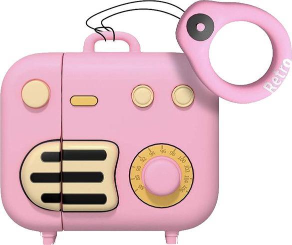 GEL ETUI AIRPODS 1 2 SŁUCHAWKI POKROWIEC RETRO RADIO