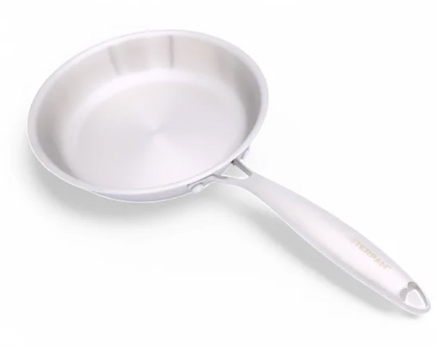 Patelnia stalowa Masterpan 22cm Tri-Ply 3-warstwowa, indukcja, gaz. Premium