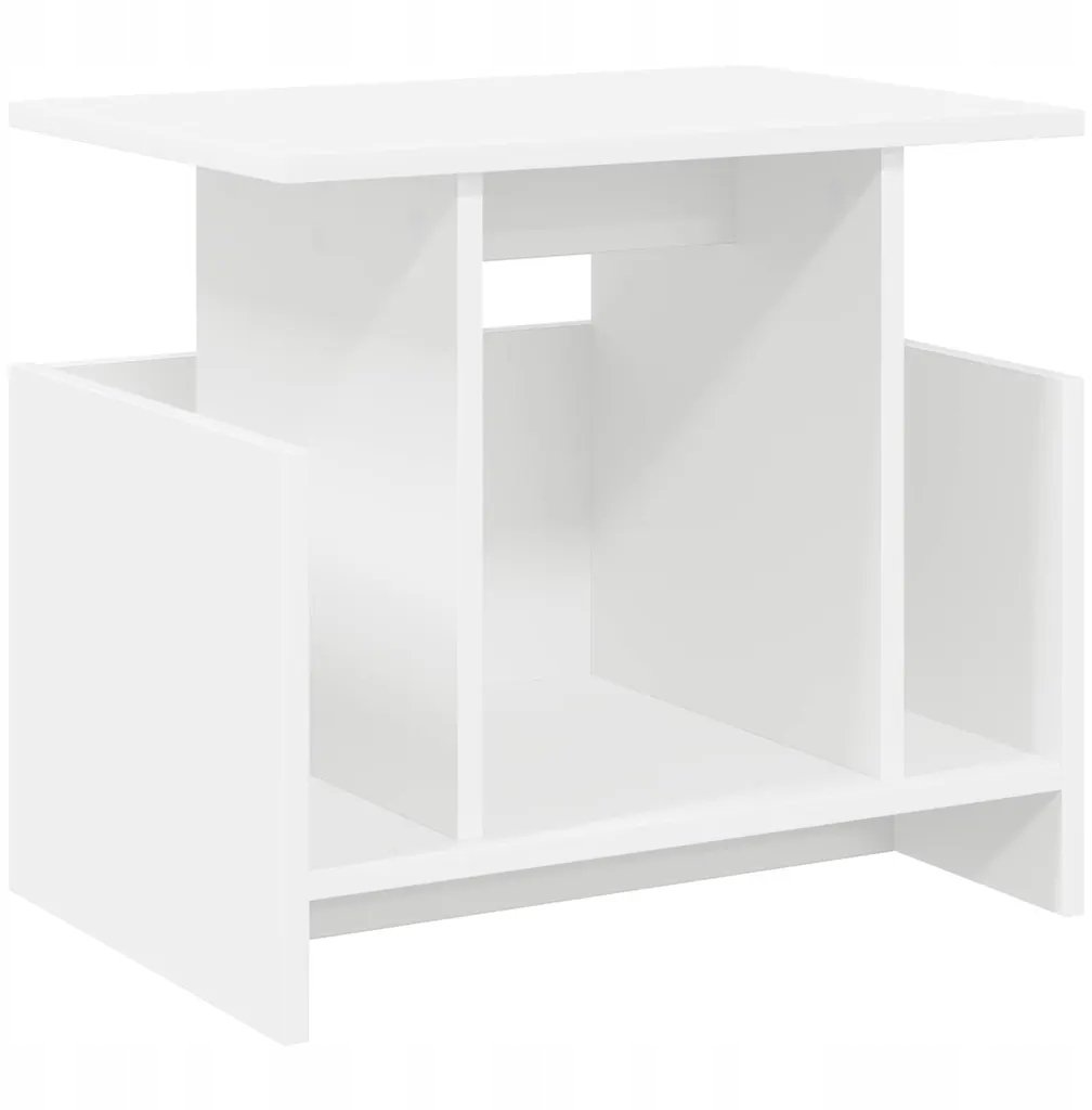 vidaXL Stół pod telewizor Biały 50 x 35 x 45 cm