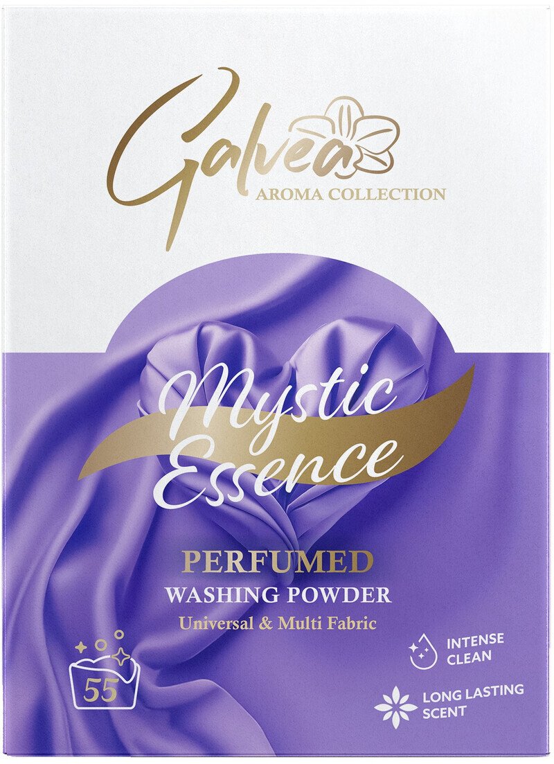 Coccolino GALVEA Aroma Collection Fragrance proszek do prania (55 prań) Mystic Essence do tkanin białych i kolorowych 2,5 kg