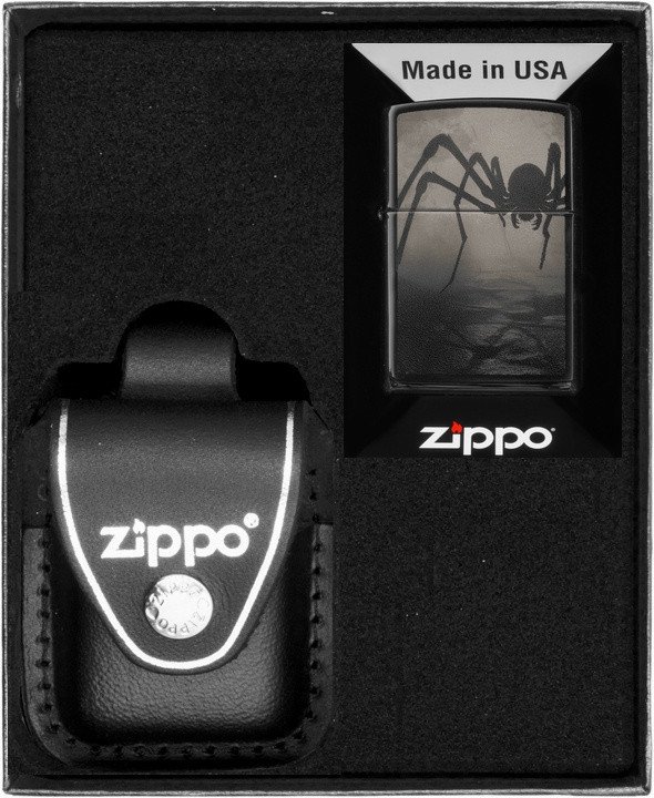 Zestaw ZIPPO Zapalniczka SPIDER DESIGN Prezentowy No3