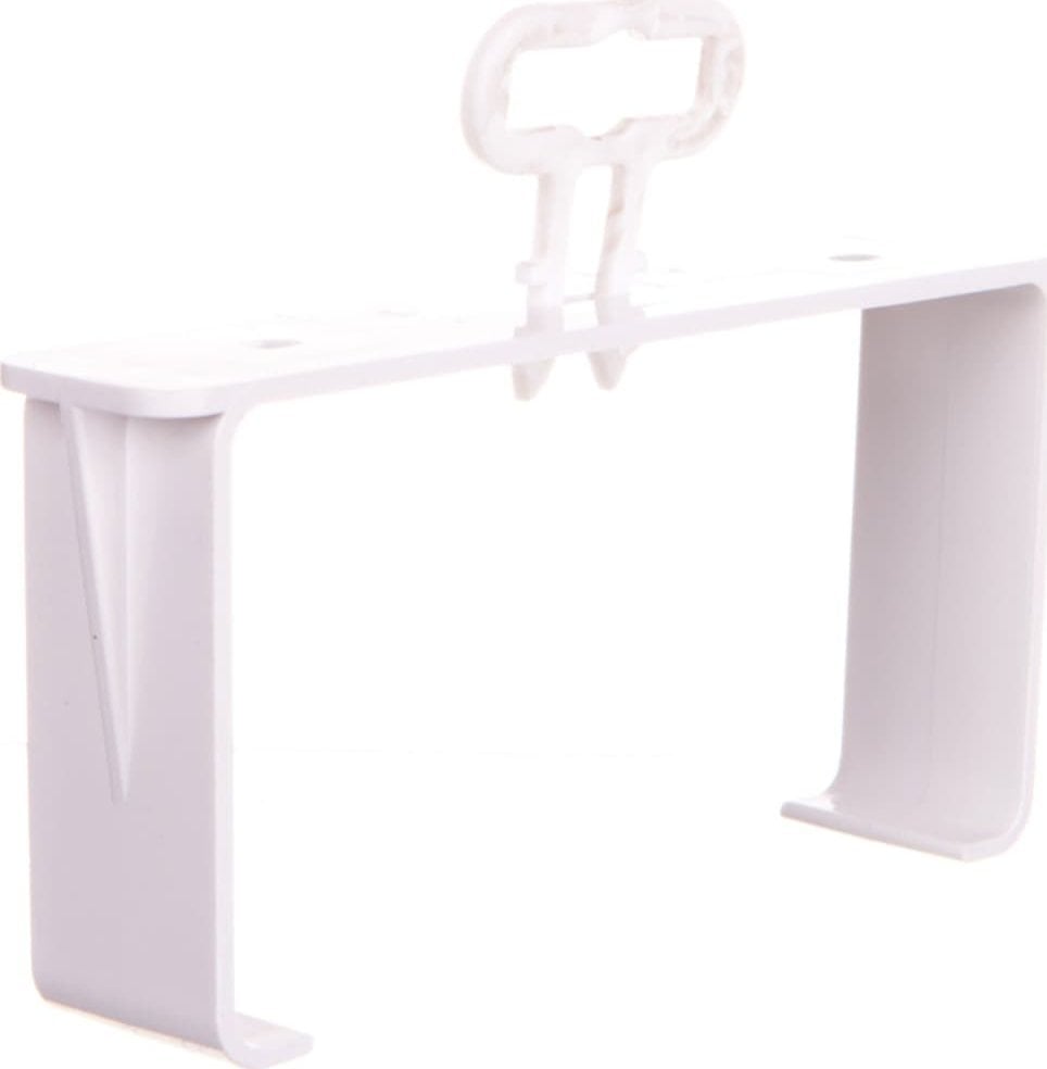 AWENTA Uchwyt kanału płaskiego Awenta KP120-28 60x120mm biały