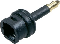 Adapter AV Goobay Toslink - Jack 3.5mm czarny (11922)