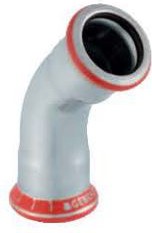 Geberit Kolano 45° Mapress C-Stahl 42mm (23607)