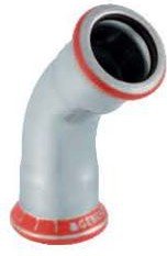 Geberit Kolano 45° Mapress C-Stahl 42mm (23607)