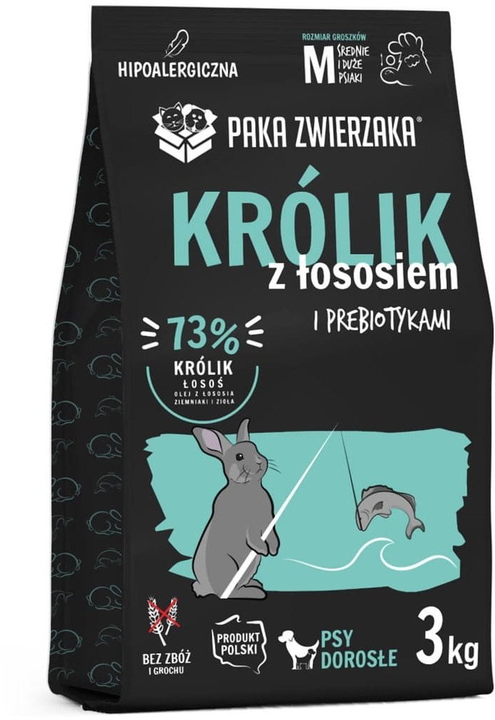 Paka Zwierzaka Paka Zwierzaka Seventh Heaven Królik łososiem M 3kg