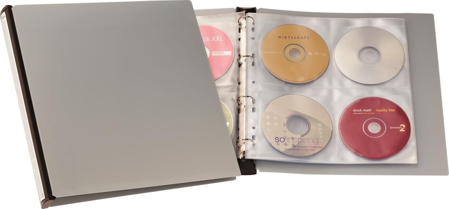 Segregator Durable DURABLE CD/DVD ALBUM 96 Ringbuch für 96 CDs/DVDs schwarz