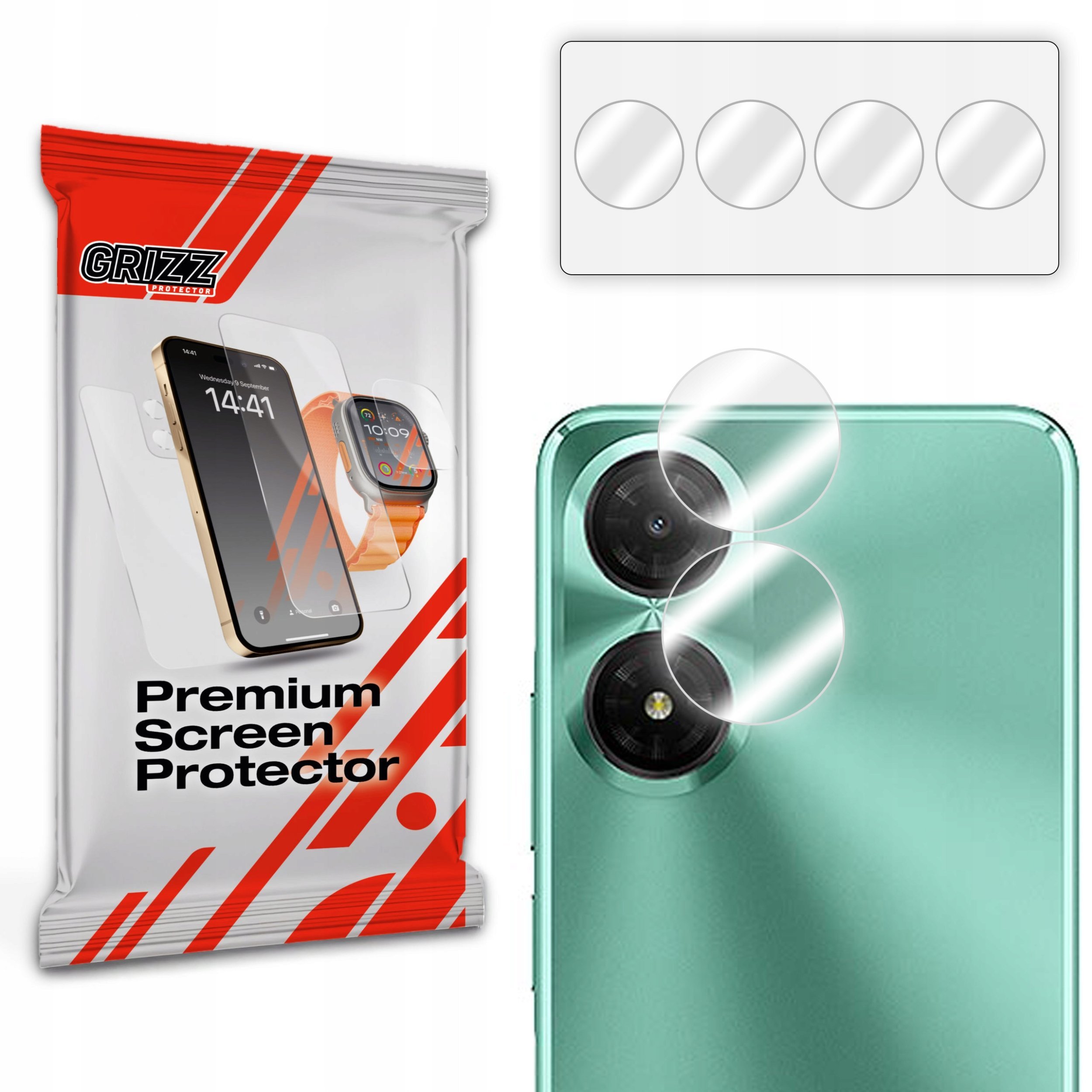 Szkło na aparat GrizzGlass HybridGlass Camera do Alcatel 3 (2025)