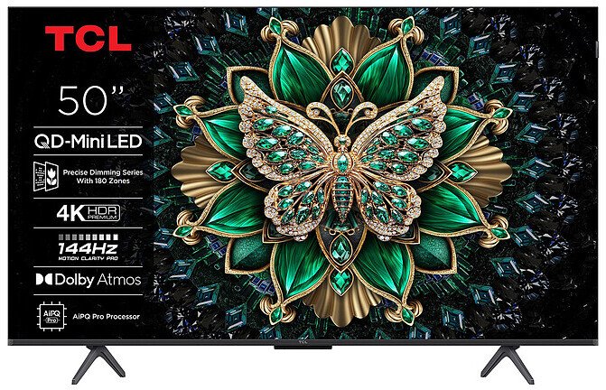 Telewizor TCL 50C61K QLED 50'' 4K Ultra HD Google TV