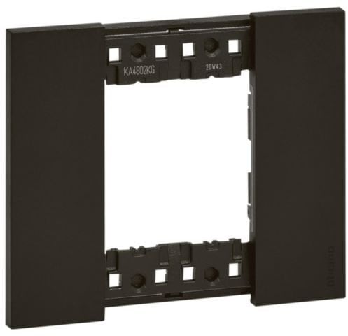 Legrand ramka 2m czarny KA4802KG